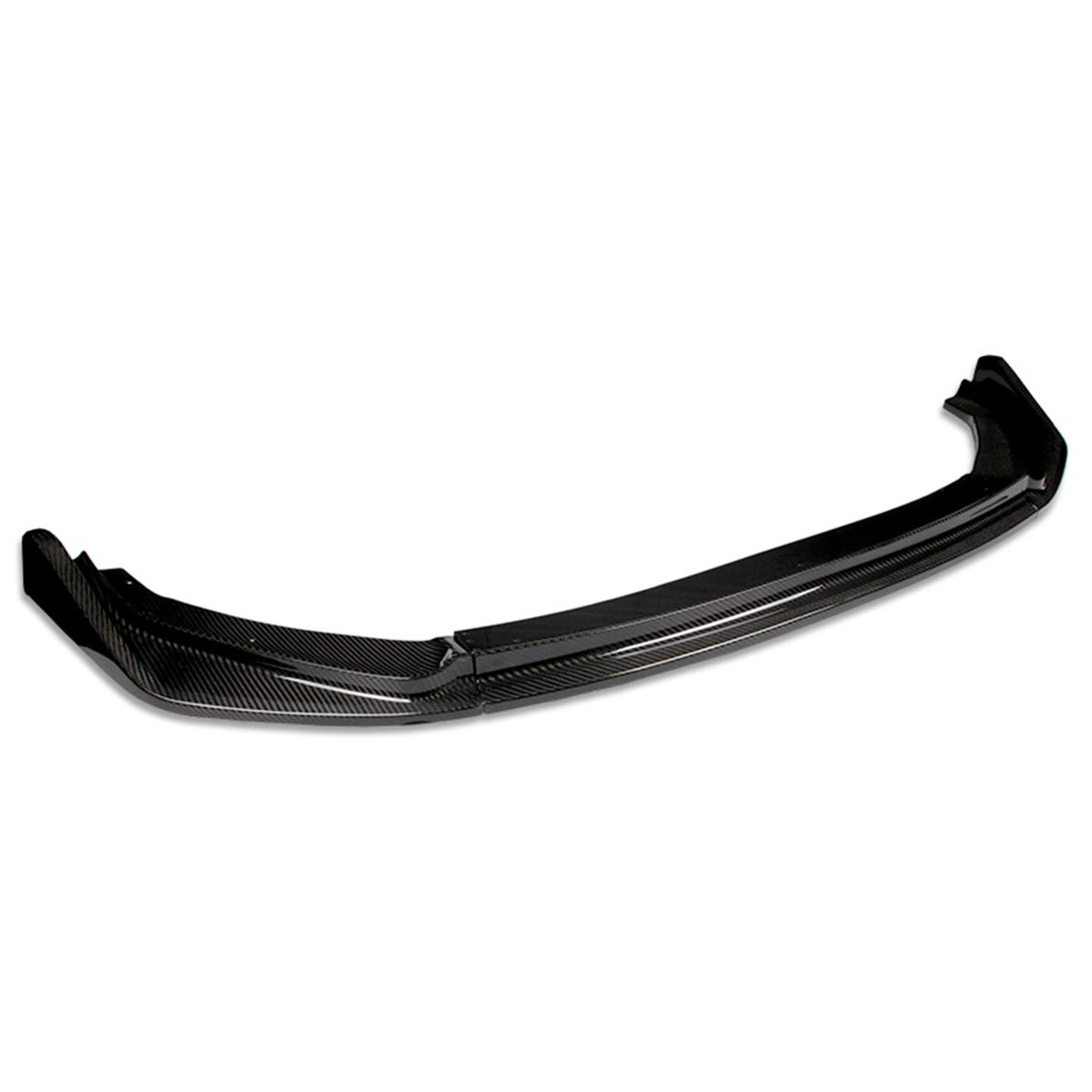 Auto Dynasty 3Pcs Real Carbon Fiber Front Bumper Lip Spoiler Wing Body Kit for 2014-2017 Honda Fit - Enhance Style & Aerodynamics for Street Racing & Car Shows