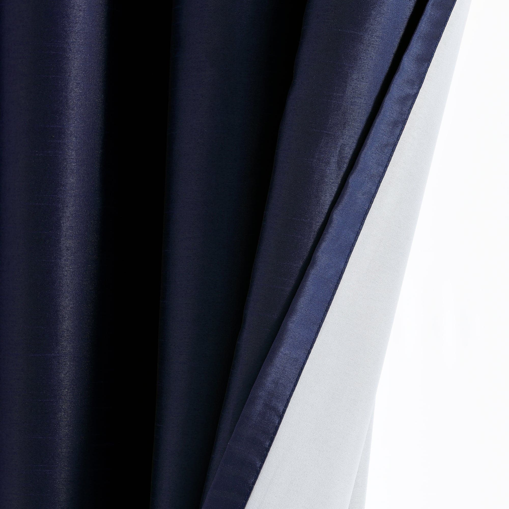 Faux Silk 100% Blackout Window Curtain Panel - Thermal Insulated Room Darkening Drapes for Bedroom & Living Room - Noise Reducing & Energy Saving Home Decor