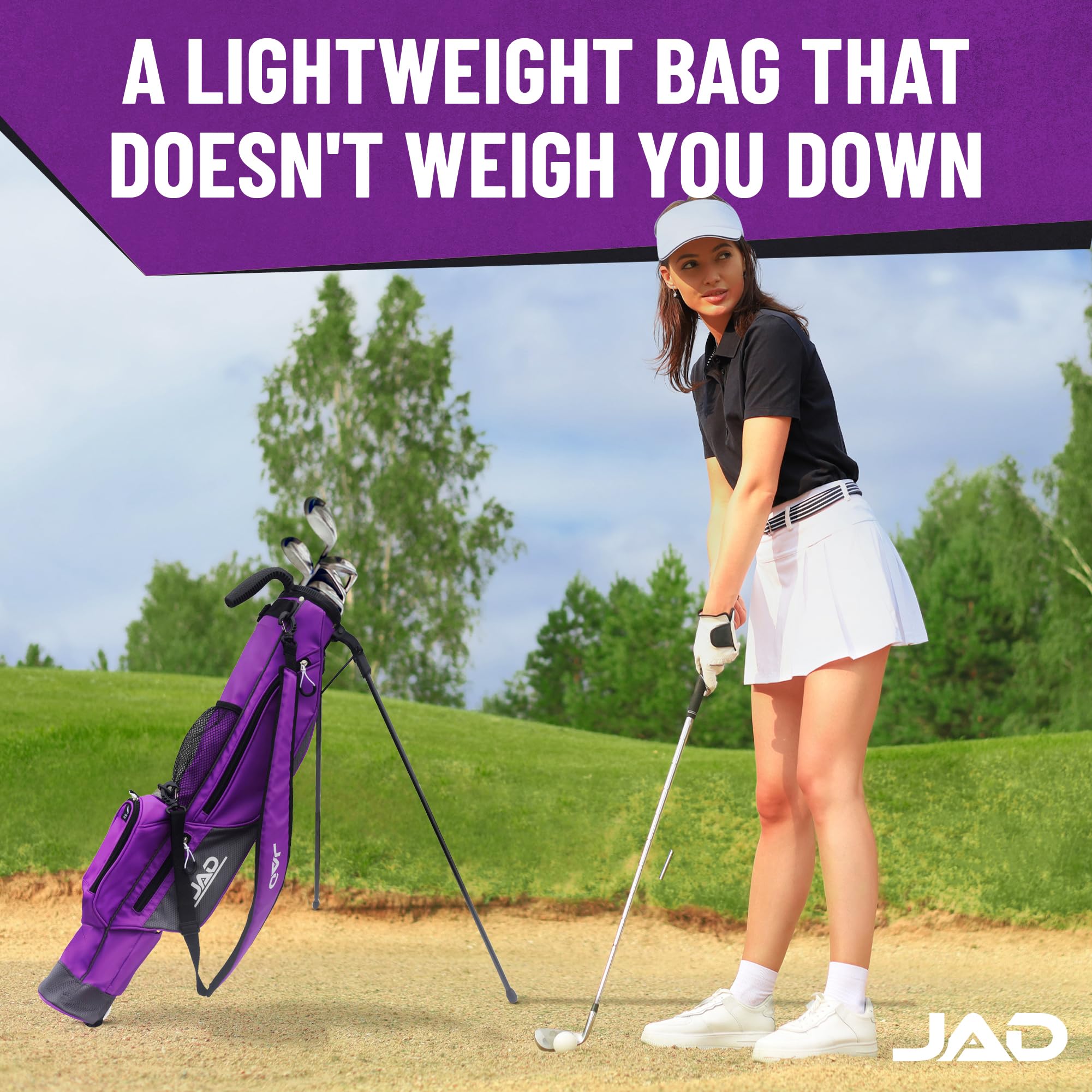 Premium Sunday Golf Stand Bag - Lightweight & Easy Carry for Men & Women | Perfect for Pitch n Putt