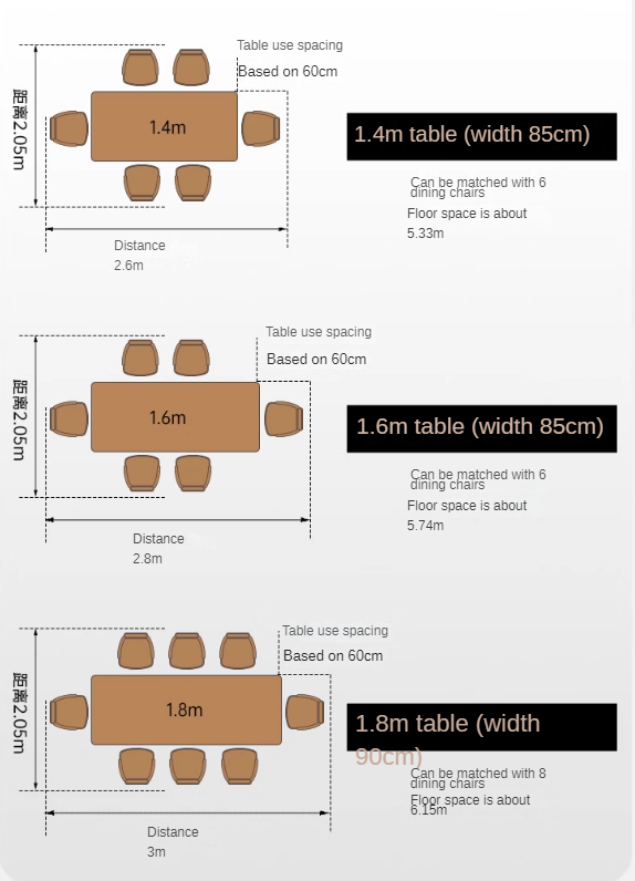 Premium Black Walnut Solid Wood Modern Dining Table - 6 Seater Rustic Farmhouse Style - Perfect for Dining Room, Kitchen & Open Concept Living Spaces