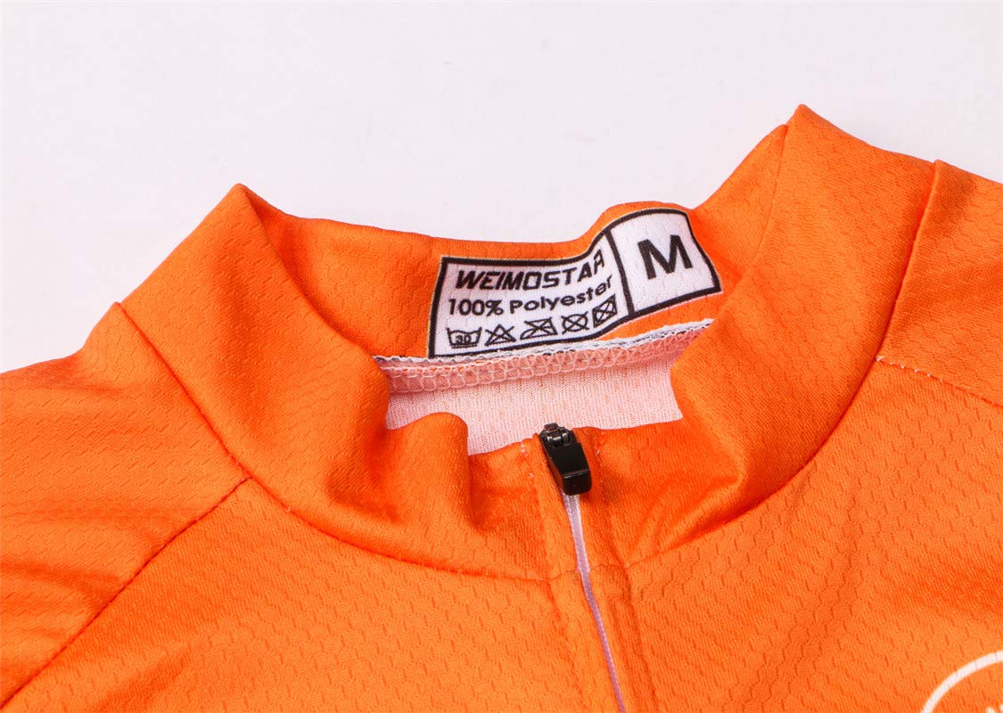 Men's Full Zip Cycling Jersey - Breathable Bike Racing Shirt for Road & Mountain Biking - Perfect for Training, Commuting & Outdoor Sports