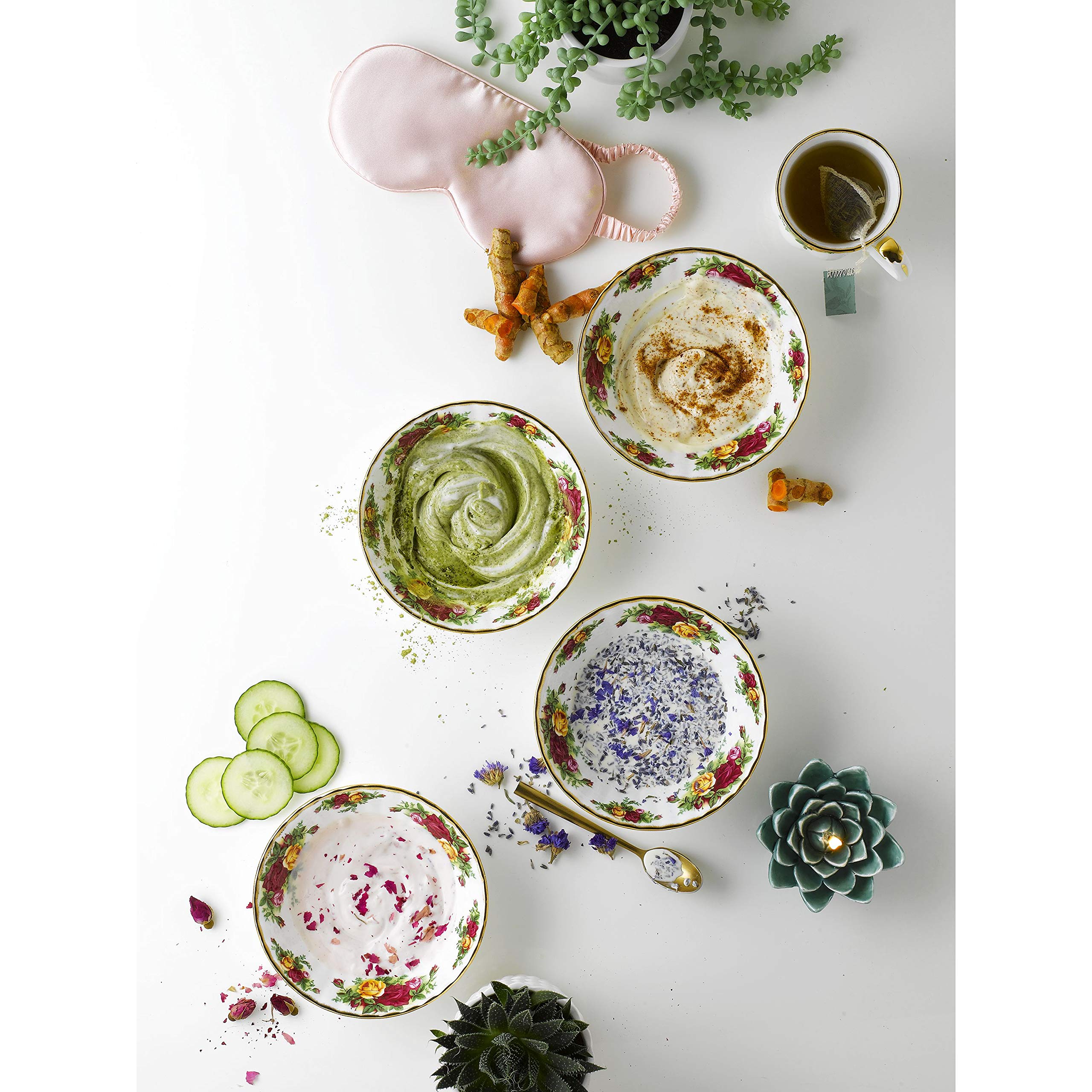 Royal Albert Old Country Roses Modern Tea Mug - Elegant Floral Design for Afternoon Tea, Coffee, and Gifts - Perfect for Home, Office, and English Tea Parties