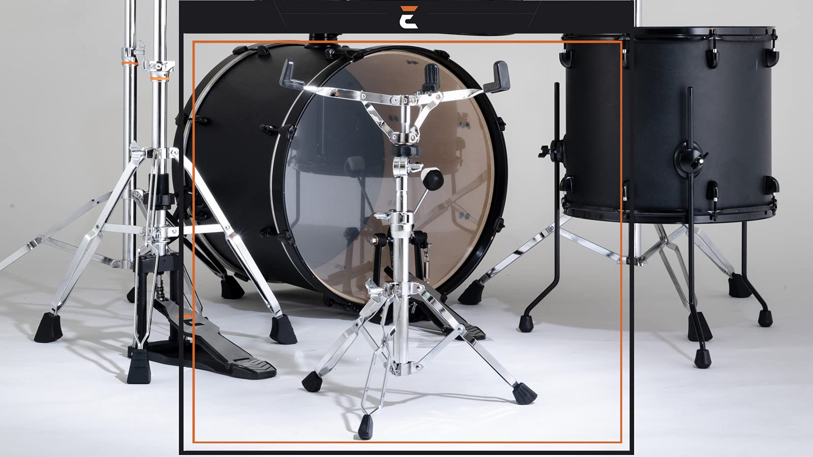SE2 Standard Snare Drum Stand with Edge Hardware Design - Perfect for Live Performances & Studio Recording