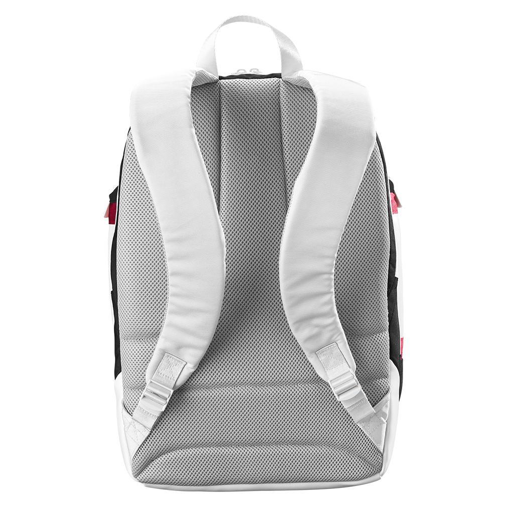 Courage Collection Tennis Backpack - Black & White | Durable Sports Bag for Tennis Players & Athletes | Perfect for Courts, Gyms & Travel