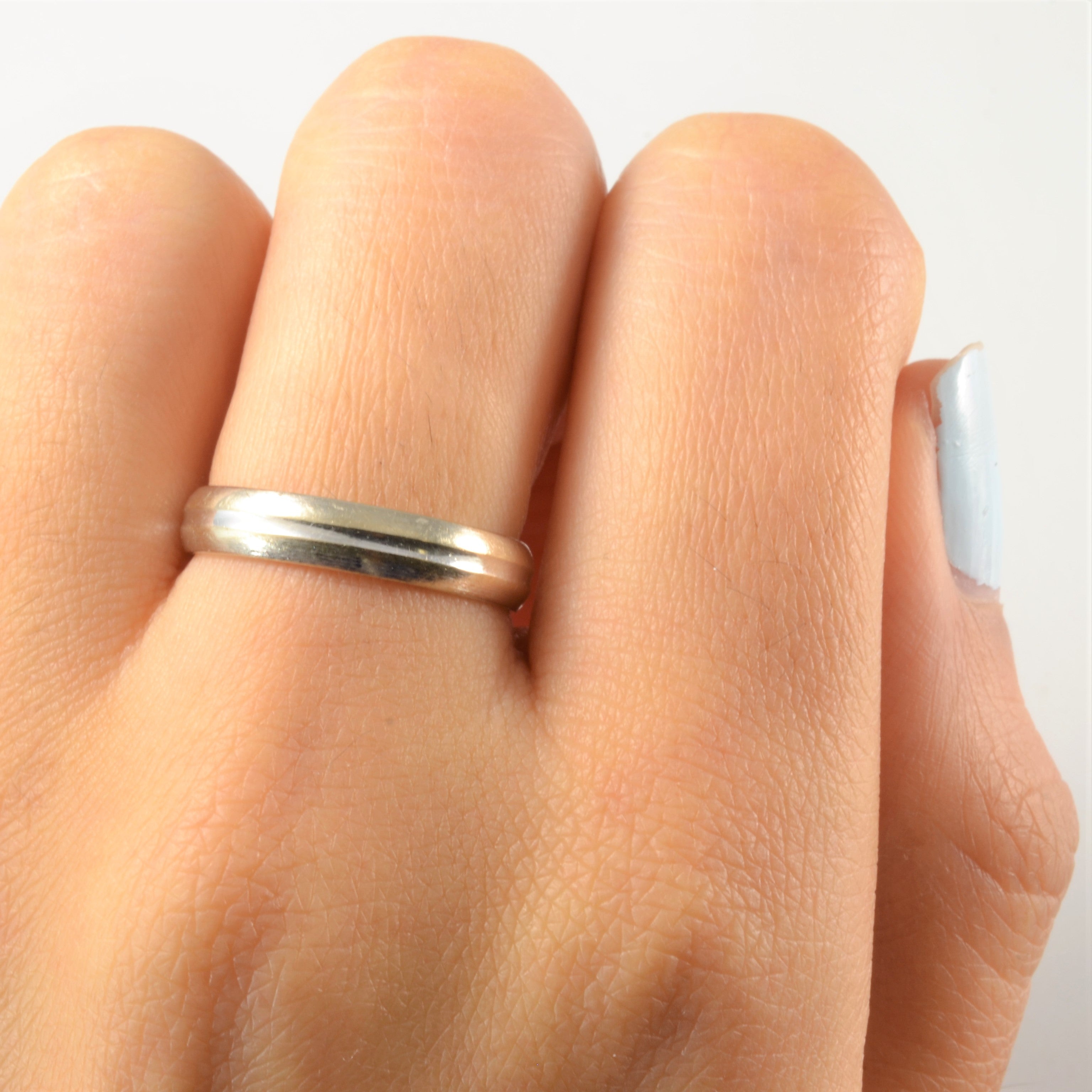 18K Gold Wedding Band Ring for Women - Size 6.5 | Classic Solid Gold Simple Band | Perfect for Engagement, Anniversary & Everyday Wear