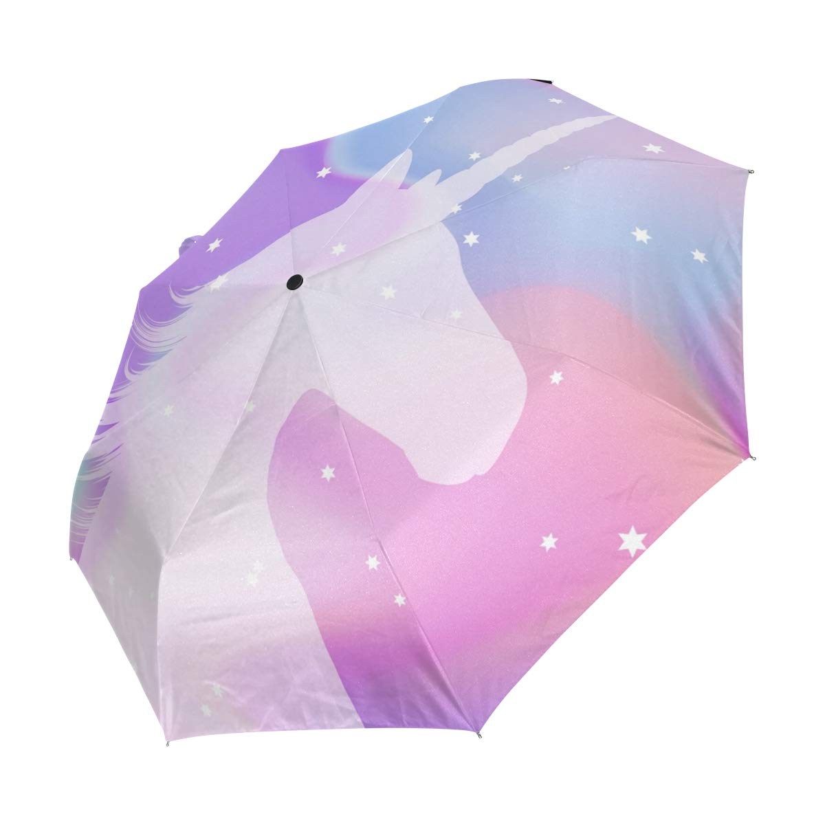 FORMRS Automatic Compact Umbrella - Windproof & Waterproof Rose Pink Travel Umbrella for Sun & Rain Protection - Perfect for Commuting, Walking, and Outdoor Activities