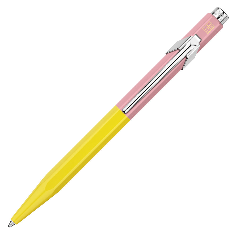 Caran d'Ache 849 Ballpoint Pen - Paul Smith Limited Edition in Chartreuse & Rose | Premium Writing Instrument for Office, Gifts & Collectors