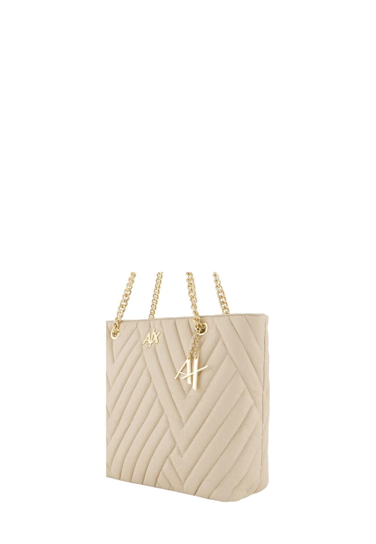 ARMANI EXCHANGE Margareth Tote Bag in Dusty Ground - Stylish Designer Handbag for Women | Perfect for Work, Travel & Everyday Use