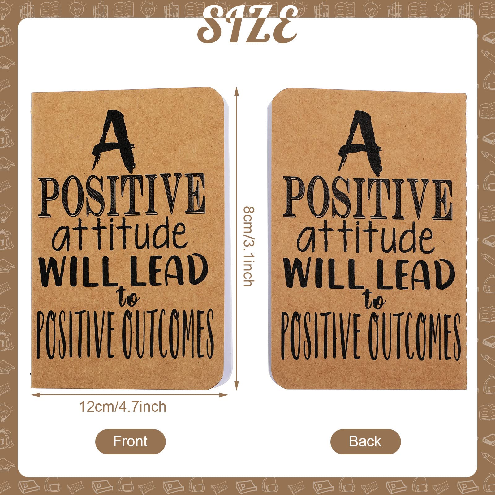 Inspirational Mini Notebooks Bulk - 20 Pack Small Motivational Journals with 10 Cute Designs for Office, Home, Church & Christian Gifts - Perfect for Daily Notes, Bible Study & Encouragement Cards