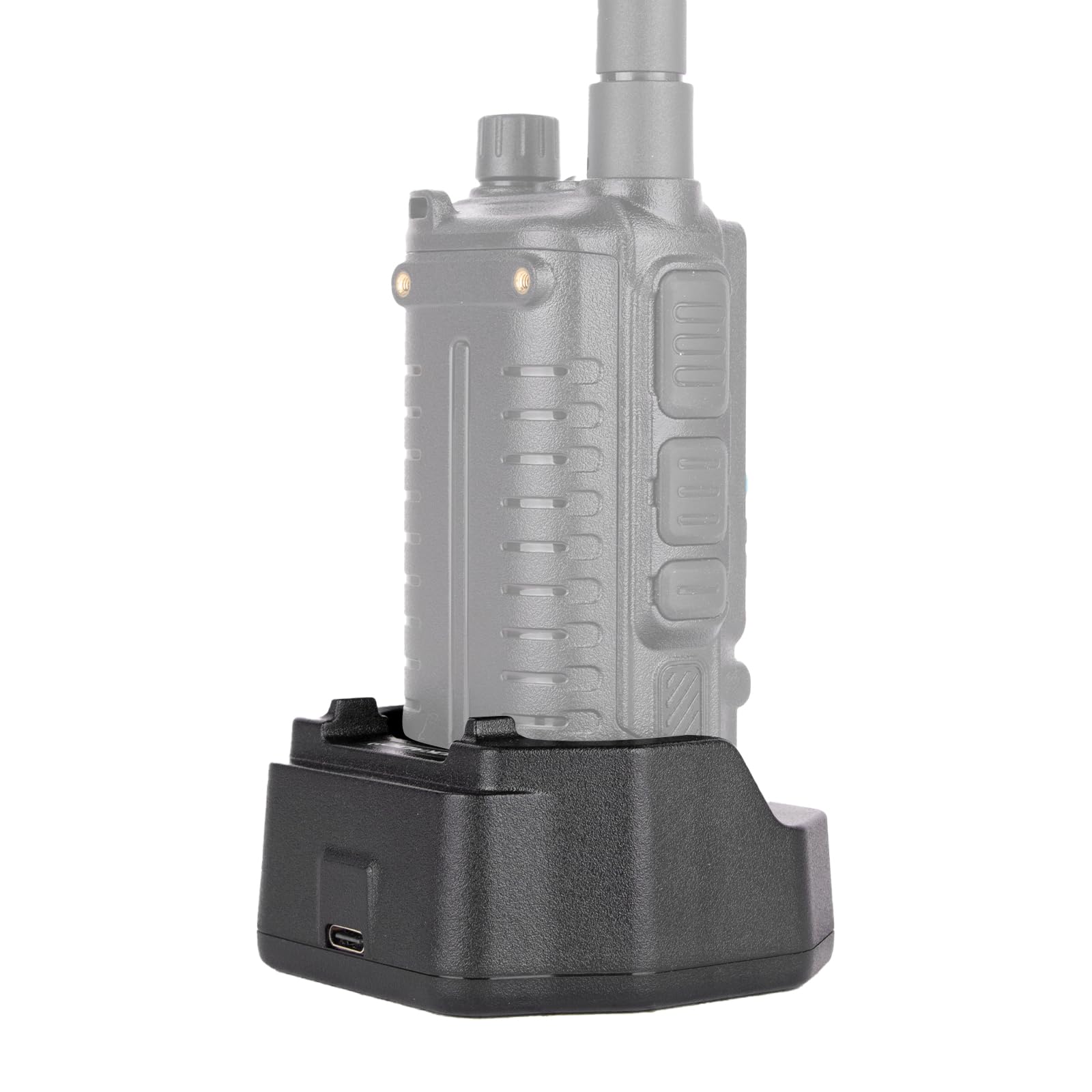TIDRADO TD-H3 Desktop USB Charger with US Adapter - Fast Charging Cable for Two Way Radios & Walkie Talkies - Perfect for Security, Construction, and Outdoor Adventures