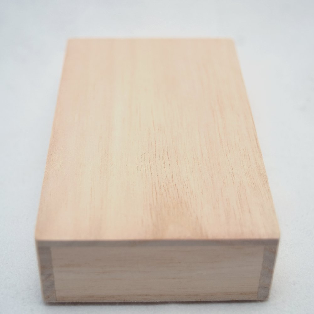 Japanese Kiri Wood Inro Style Jewelry Box - Traditional Asian Juzu Beads Storage Case for Women (12.3