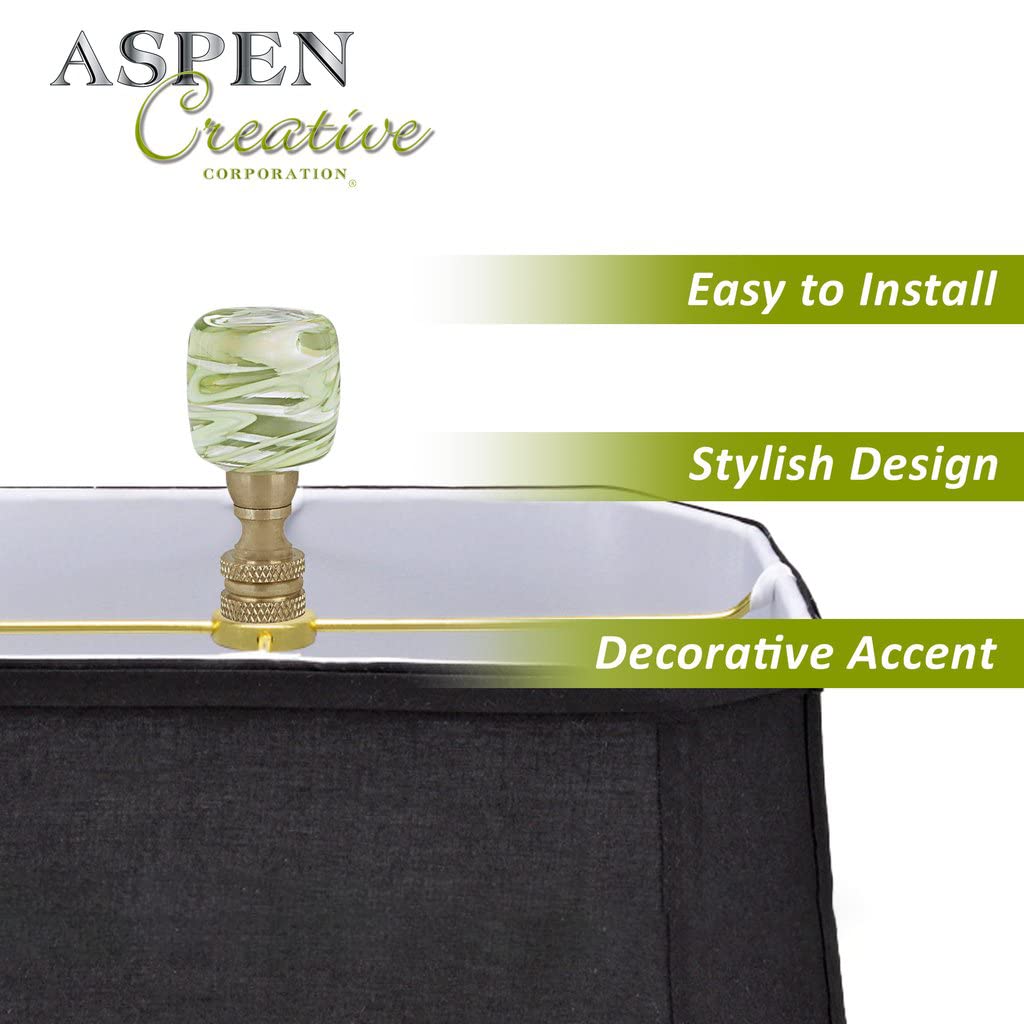 Aspen Creative Oil Rubbed Bronze Lamp Shade Finial - 1-1/2