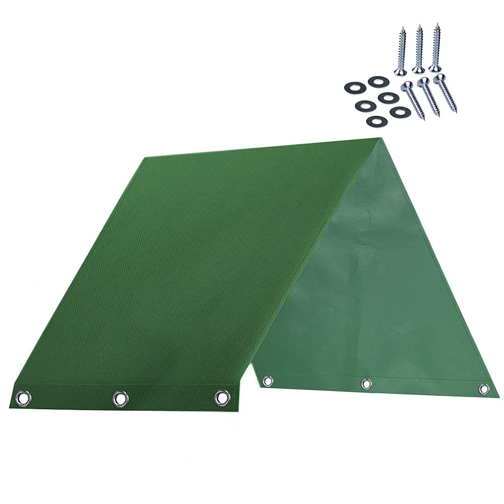 HAKUNA 90 x 43 Inch Waterproof Playground Canopy Replacement - Durable Sunshade Cover for Swing Sets, Outdoor Play Areas & Backyards - UV Protection & Weather Resistant for Kids' Safe Play