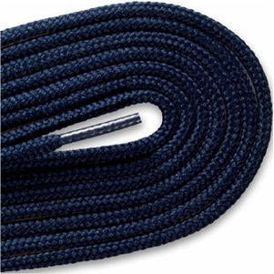 Premium Round Thin Fashion Shoelaces - Navy Blue (2 Pair Pack) | Durable & Stylish for Sneakers, Dress Shoes & Casual Footwear | Perfect Replacement Laces for Everyday Wear