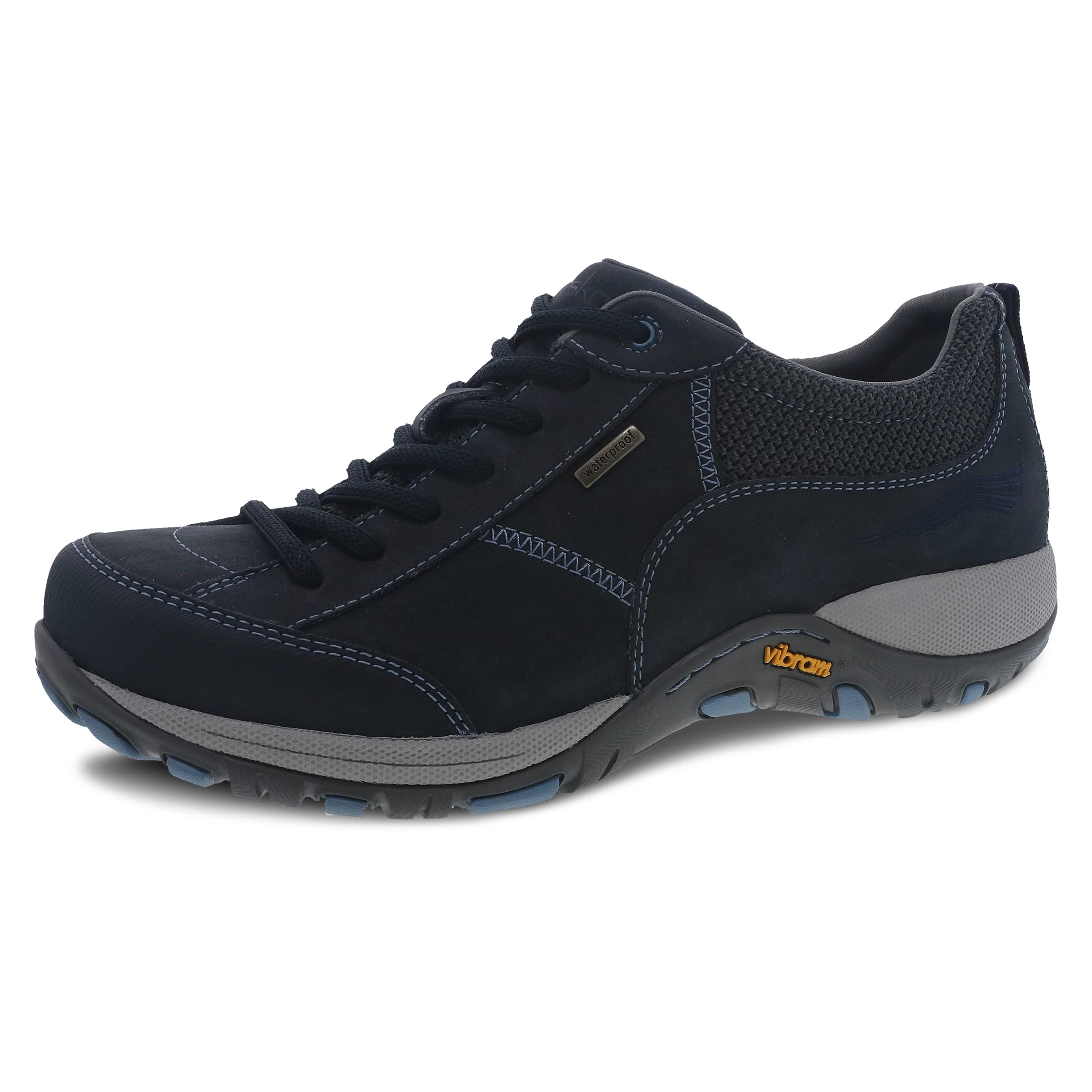 Dansko Paisley Waterproof Women's Outdoor Sneakers - Comfortable Breathable Walking Shoes with Arch Support - Slip Resistant Rubber Outsole for Hiking & Trail Walking - Perfect for Travel, Commuting & Casual Wear