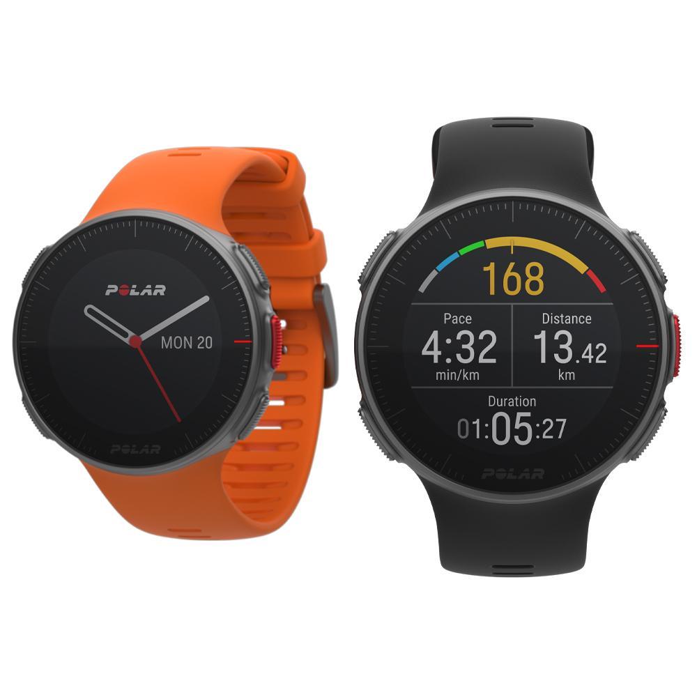 Polar Vantage V Black - Premium Multisport GPS Smartwatch for Running, Cycling & Swimming | Track Heart Rate, Sleep & Recovery | Waterproof Fitness Tracker for Athletes & Outdoor Enthusiasts