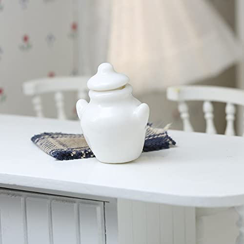 Porcelain Canister Miniature for Dollhouse Decor | DIY Crafts