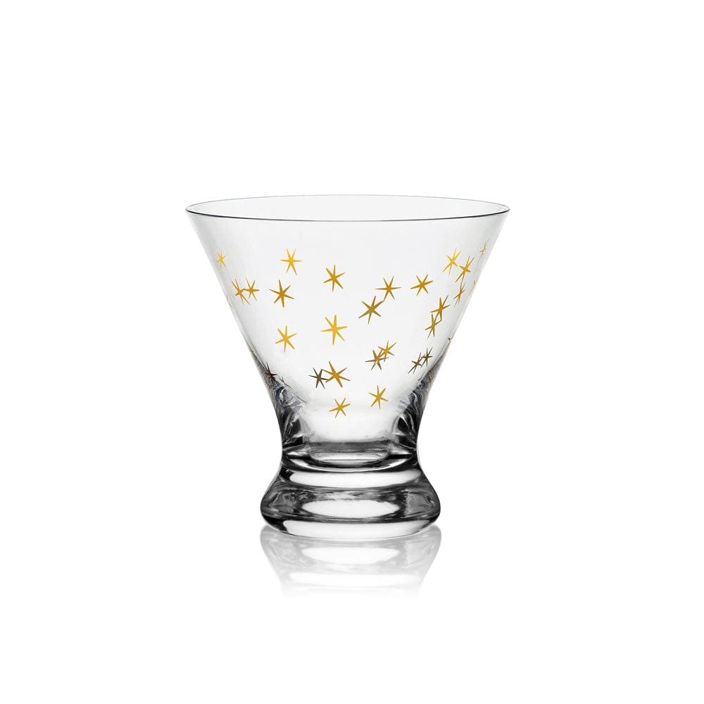 4-Pack Stemless Martini Glasses for Cocktails - Shatterproof Barware Set for Home Parties, Wedding Receptions & Cosmopolitan Drinks