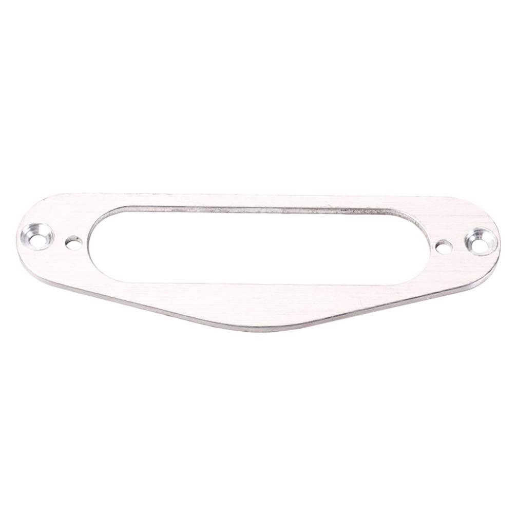 Milisten Single Coil Pickup Mounting Ring for ST Style Electric Guitars - Silver Replacement Part for Fender Stratocaster - Perfect for DIY Guitar Upgrades & Repairs