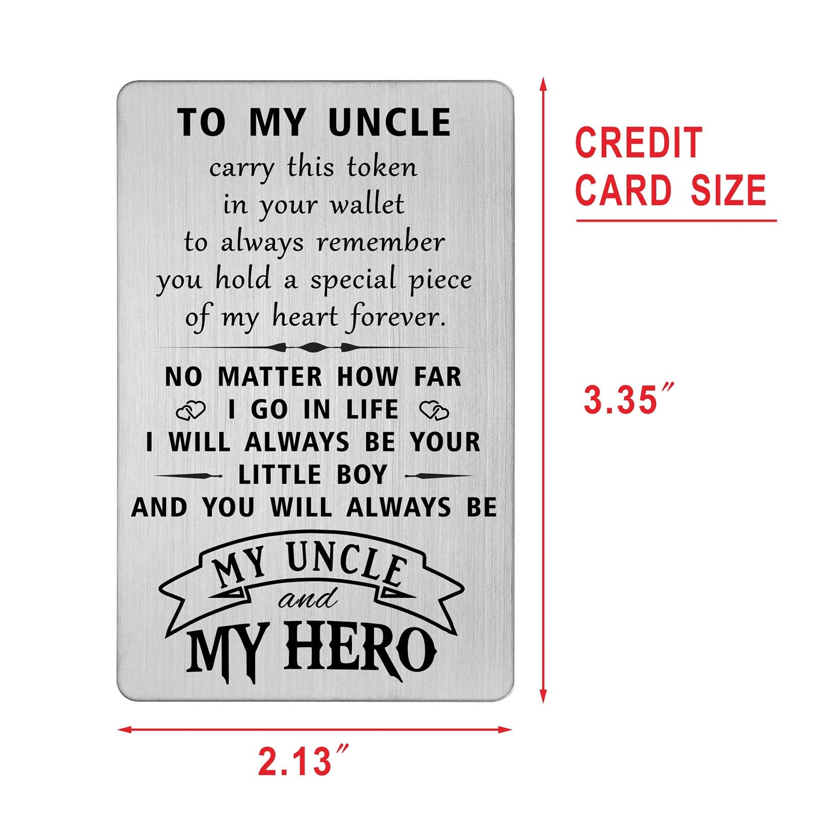 HYHYDHP Uncle Father's Day Cards from Nephew - Thoughtful Thank You Gifts for Uncle, Birthday & Christmas Present Ideas | Perfect for Special Occasions & Family Celebrations