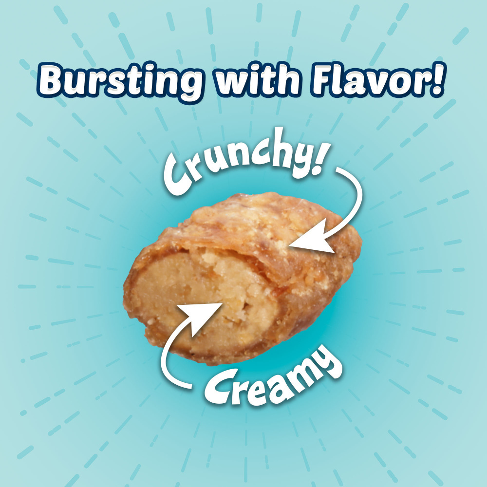 Blue Buffalo Bursts Filled Seafood Cat Treats - Grain-Free, Natural Ingredients for Healthy Cats - Perfect for Training & Rewarding Your Feline Friend