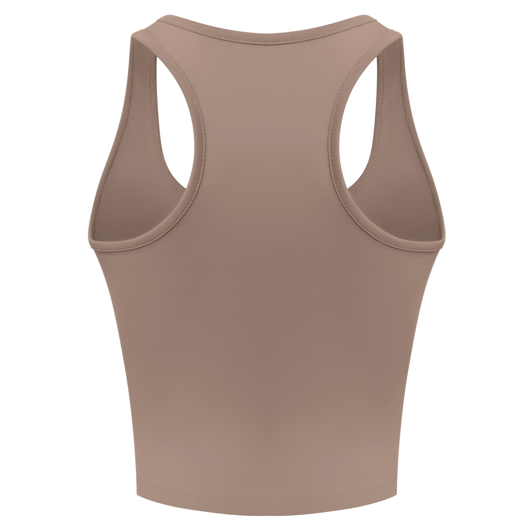 6-Pack Women's Cotton Racerback Crop Tank Tops - Breathable Sleeveless Workout Shirts for Yoga, Gym & Summer Casual Wear