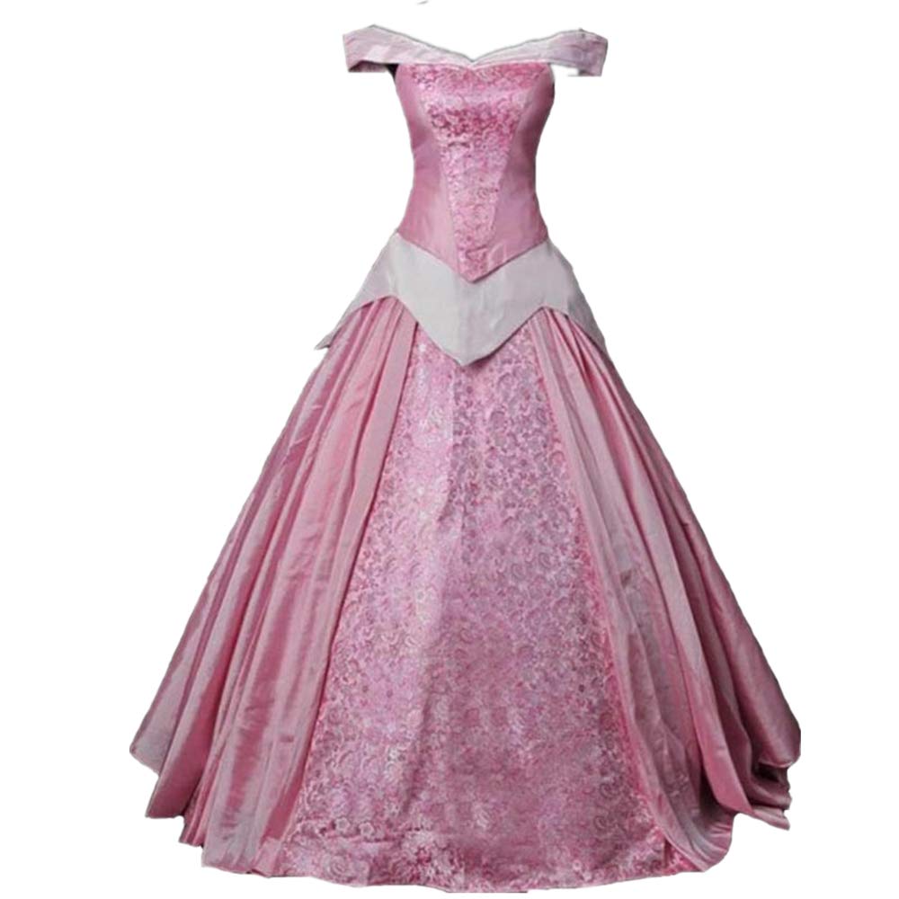 Princess Aurora Cosplay Costume for Women - Elegant Adult Disney Sleeping Beauty Dress for Halloween, Cosplay Events & Themed Parties - Custom-Made Fairy Tale Gown