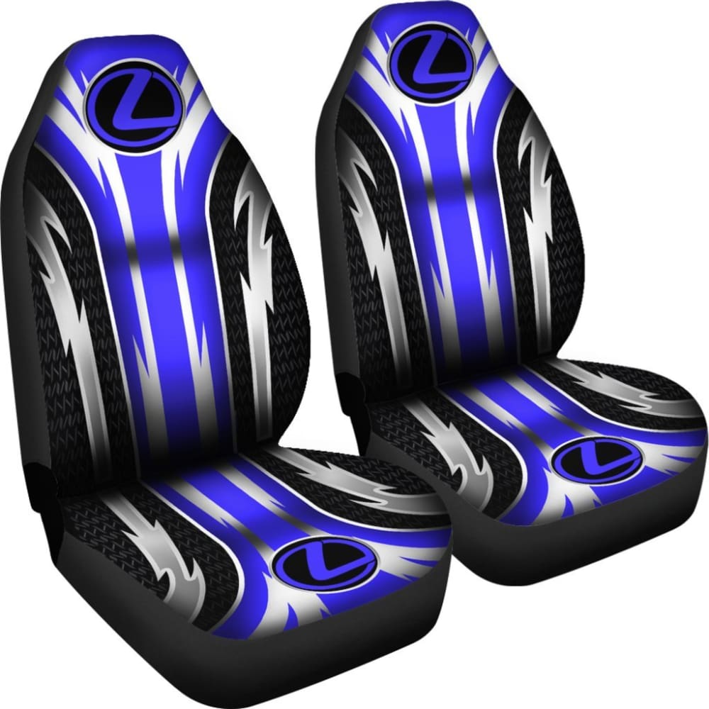 Premium 2-Piece Front Lexus Seat Covers - Blue (Part #144627) | Universal Fit for Most Lexus Models | Perfect for Car Protection & Style Enhancement