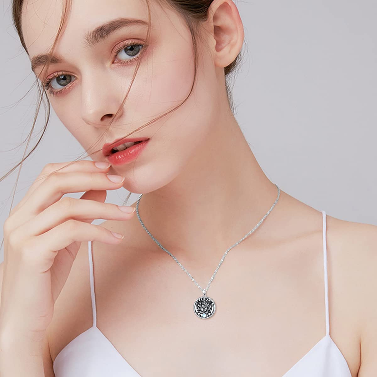 Sterling Silver Sunflower Necklace for Women - Elegant Floral Pendant Jewelry Gift for Mother's Day, Birthday & Anniversary | Perfect for Everyday Wear & Special Occasions