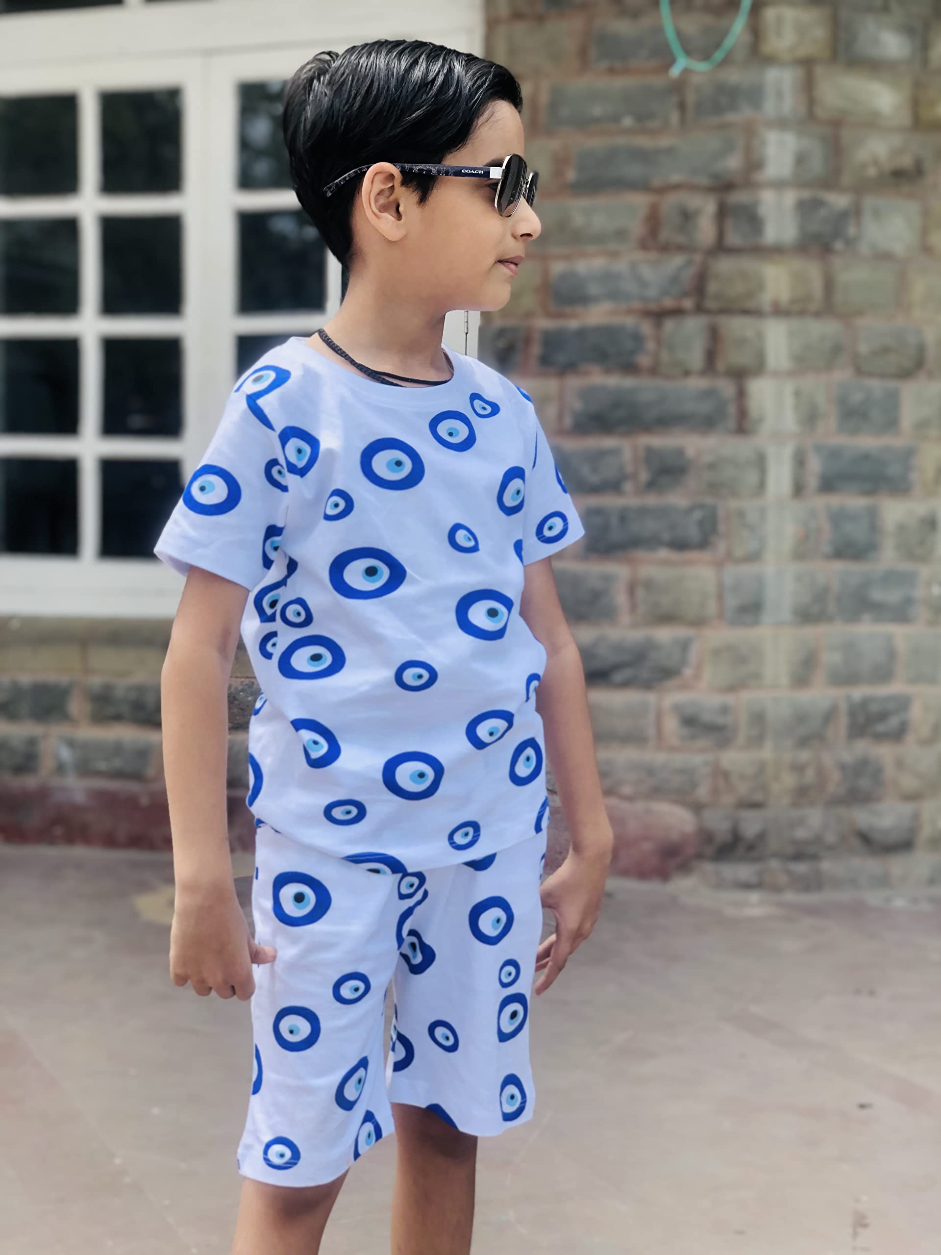 Googogaaga Boys Cotton Printed T-Shirt and Shorts Set - Soft Baby Clothes for Toddlers | Playtime, Outings & Casual Wear