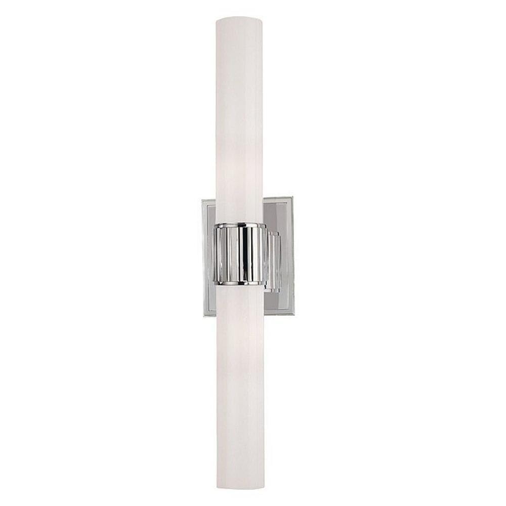 Hudson Valley Lighting Fulton Two Light Wall Sconce - Polished Nickel Finish - Elegant Wall Lighting for Bedroom, Hallway & Living Room Decor