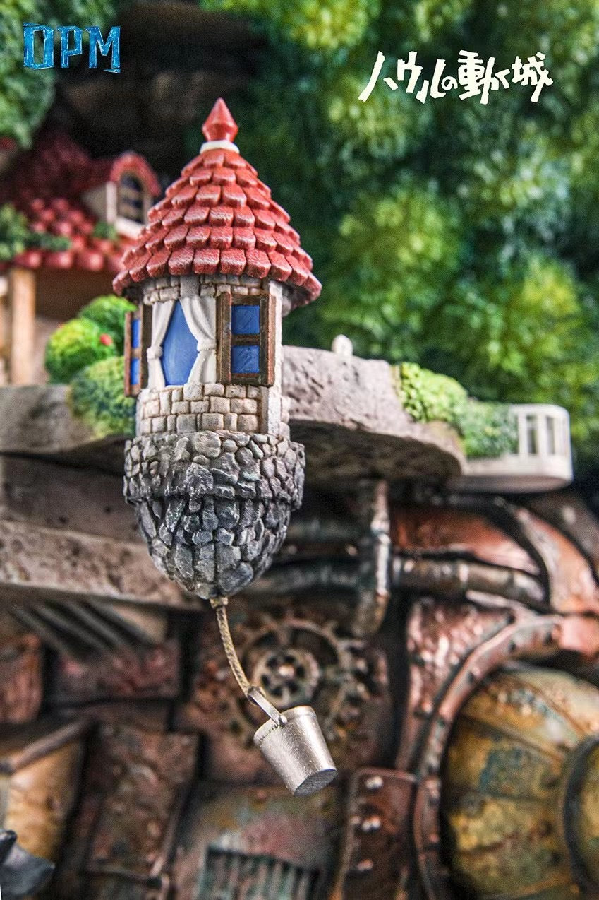 OPM Studio Howl’s Moving Castle Flying Version Collectible Model - Perfect for Anime Fans, Studio Ghibli Decor, and Fantasy Display