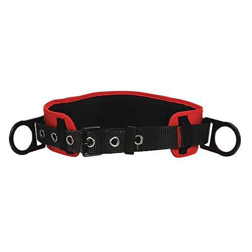 Body Belt for Work & Safety - Adjustable M/L Size with 2 Anchor Points - Ideal for Construction, Roofing & Climbing
