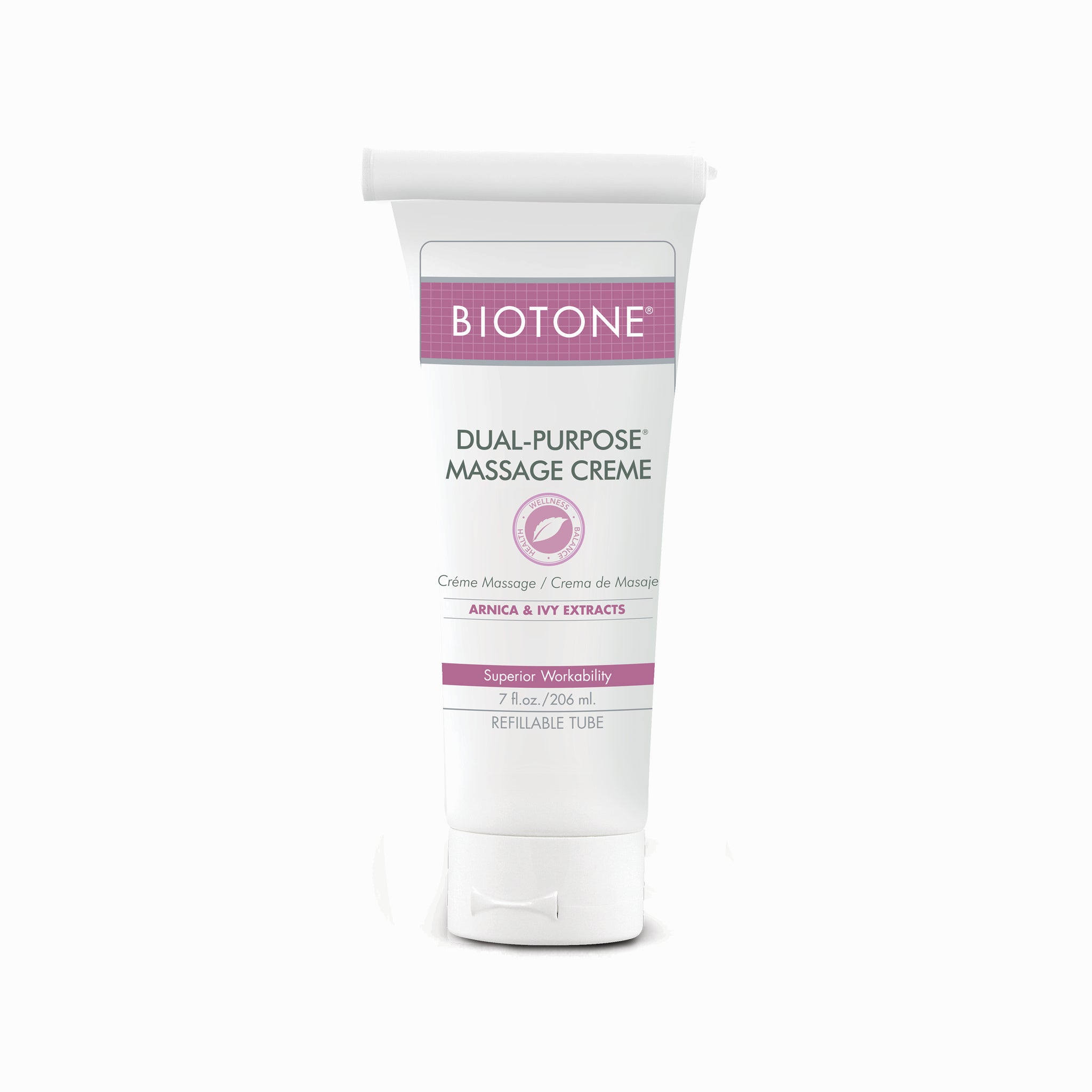 BIOTONE® Dual Purpose Massage Creme - Professional Massage Lotion for Therapists & Home Use - Deep Tissue & Relaxation Massage Cream for Spa, Salon, and Personal Care
