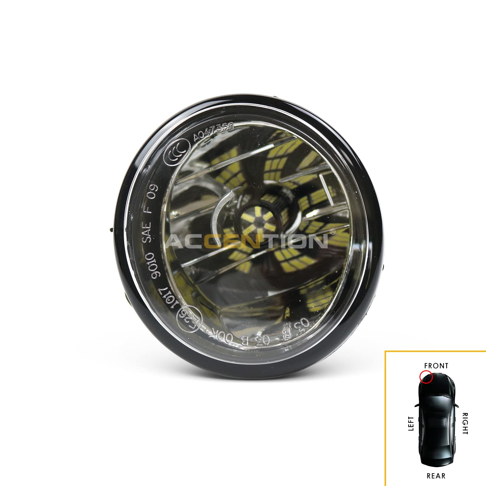 2PCS LED Fog Lights for BMW X6 E71 E72 (2012-2015) - Bright Front Fog Lamp Replacement Bulbs - Perfect for Night Driving & Foggy Conditions