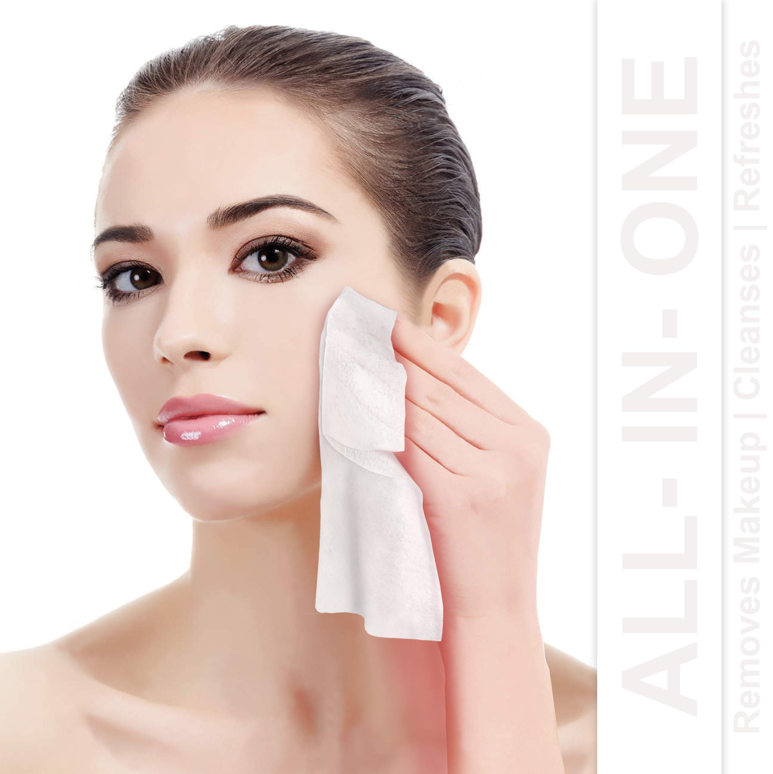 **Premium Face Makeup Remover Wipes - Gentle Cleansing for Home, Travel & Hotels (1200 Wipes, 24 Packs x 50) | Bulk Value, Easy Dispensing Box | Ideal for Daily Skincare, On-the-Go & Hospitality Use**