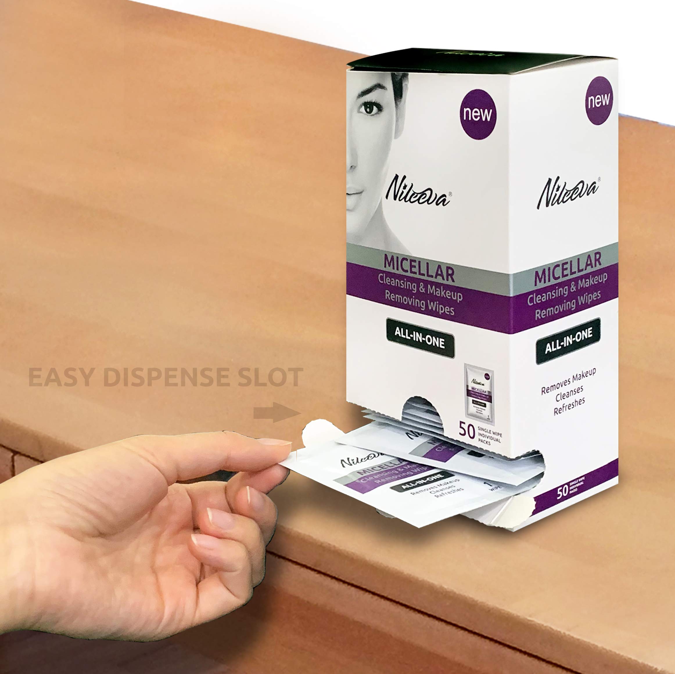 **Premium Face Makeup Remover Wipes - Gentle Cleansing for Home, Travel & Hotels (1200 Wipes, 24 Packs x 50) | Bulk Value, Easy Dispensing Box | Ideal for Daily Skincare, On-the-Go & Hospitality Use**