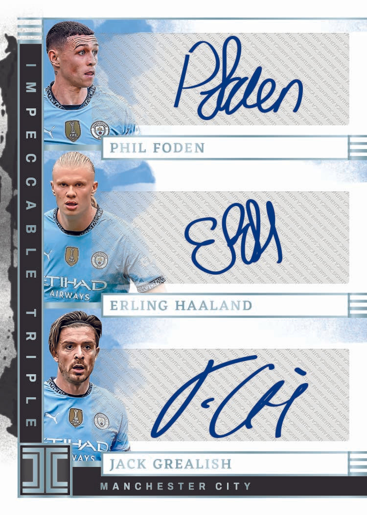 2024 Panini Impeccable Soccer Trading Cards Box - 25 Packs with Random Teams #4 - Collectible Soccer Cards for Fans & Players - Perfect for Trading, Gifts & Sports Memorabilia Collections