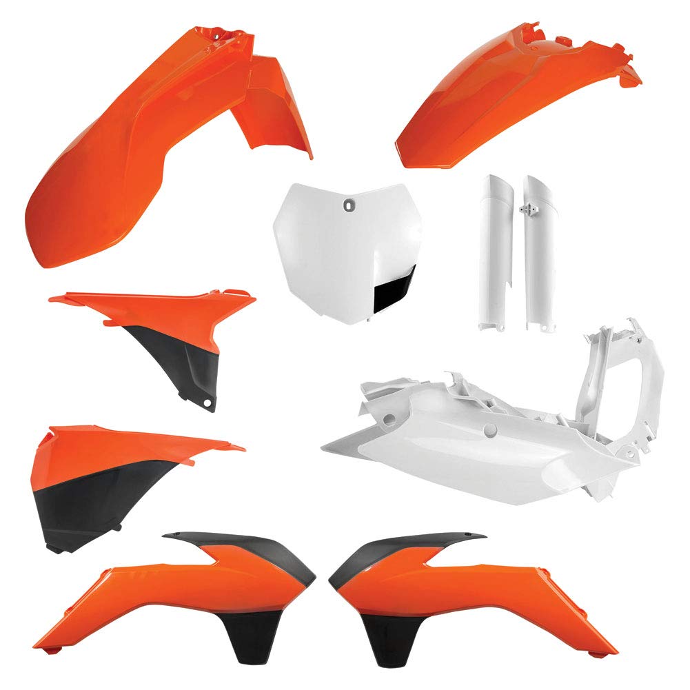 Full Plastic KIT Orange - Durable Plastic Tool Kit for DIY & Home Repairs - Perfect for Automotive, Plumbing & Household Projects