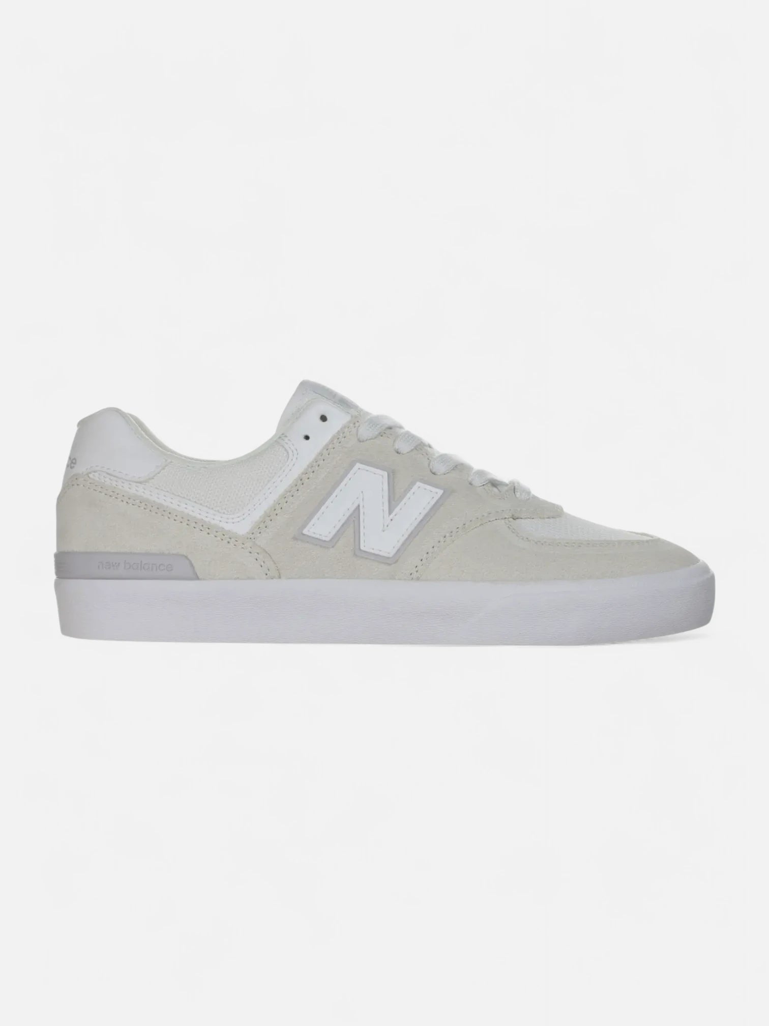 New Balance Numeric 574 Vulc White Cream Skateboarding Shoes - Perfect for Street Skating & Casual Wear