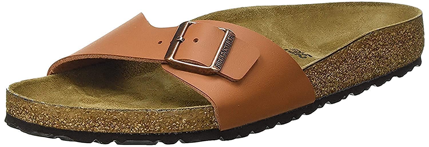 Birkenstock Men's Arizona Soft Footbed Sandals - Comfortable Leather Straps for Walking, Travel & Outdoor Activities