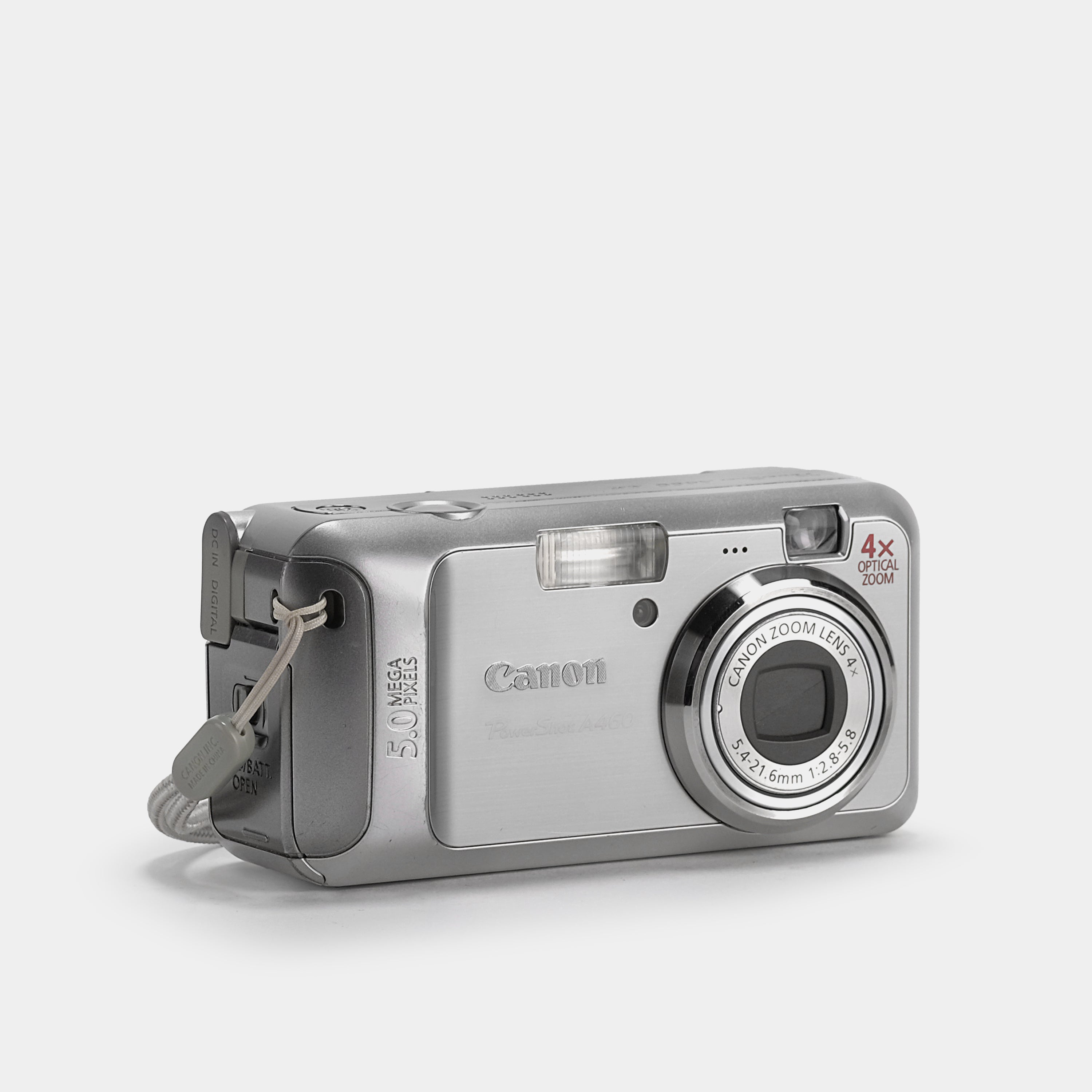 Canon PowerShot A460 Digital Camera - 5MP, 4x Optical Zoom, Compact Point and Shoot for Travel, Family Photos & Everyday Use