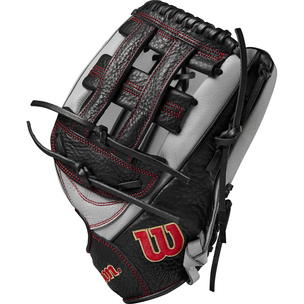 A1000 1750 Outfield Baseball Glove - 12.5 Inch Dual Post Web for Youth & Adult Players - Perfect for Outfield Practice & Games