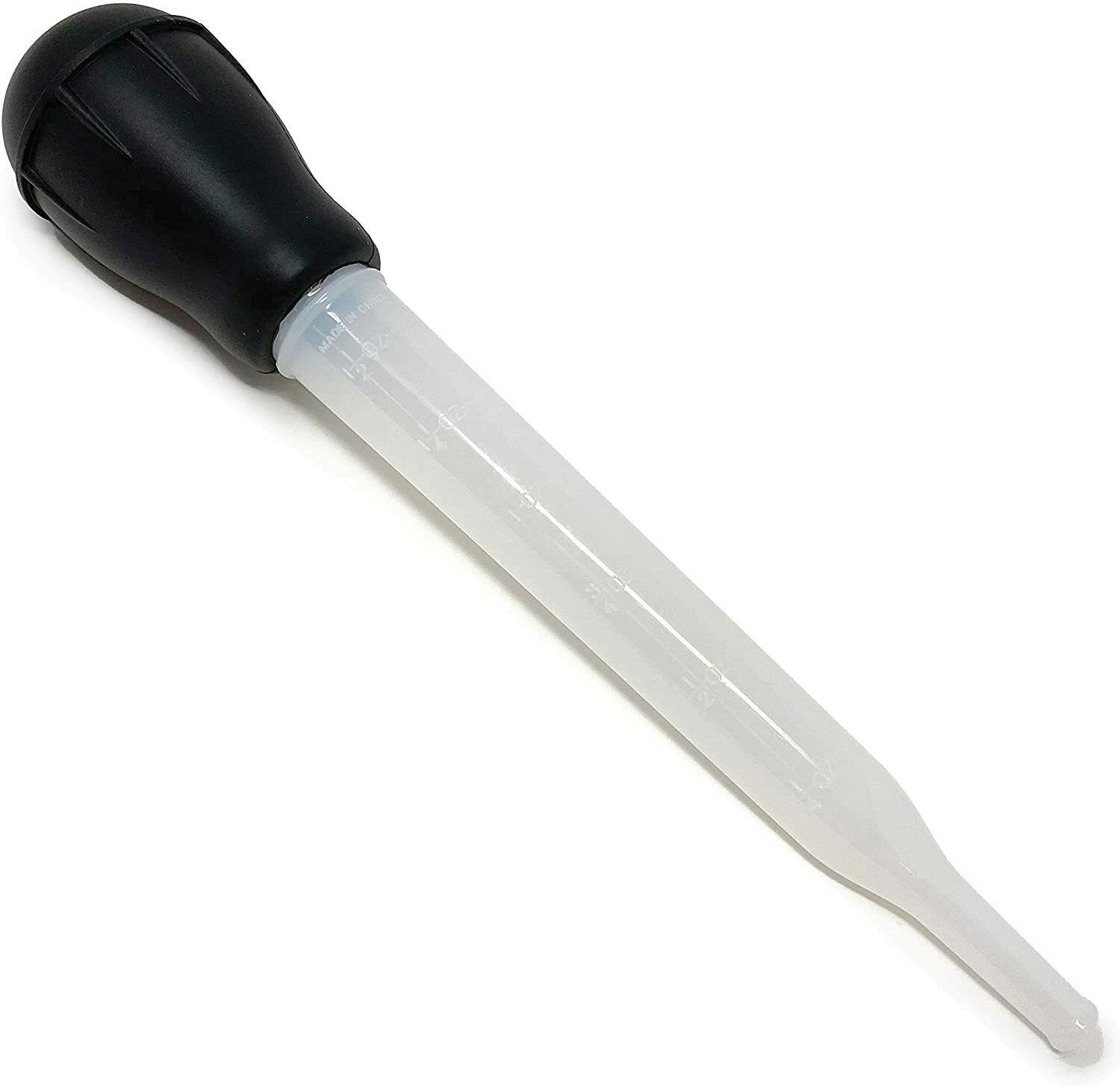 11 Inch Stainless Steel Meat Baster - Turkey Baster for Beef, Pork, Chicken & Roasting - Kitchen Utensil for Juicy Meats & Perfect Basting (Great for Thanksgiving, Holiday Cooking & BBQ Grilling)