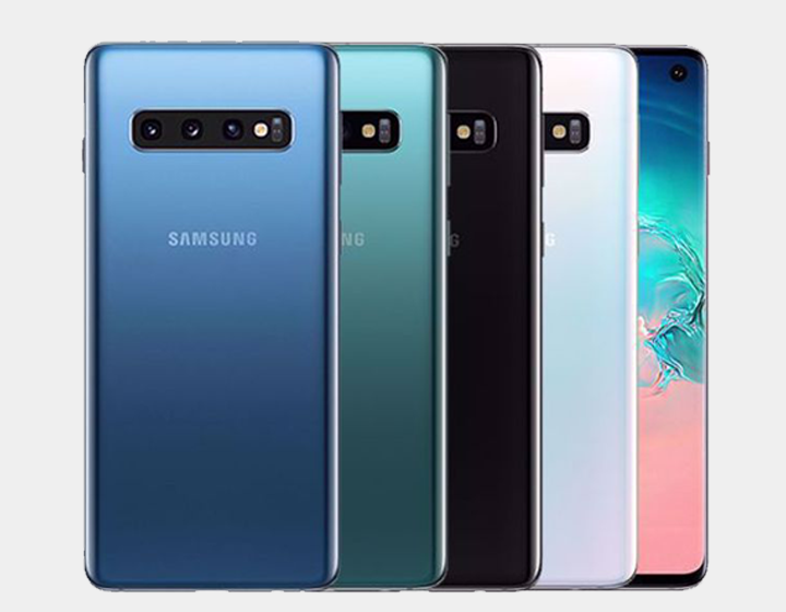 Samsung Galaxy S10 SM-G973F/DS 128GB 6GB RAM Dual SIM Unlocked Smartphone (White) - Perfect for Travel, Business & International Use