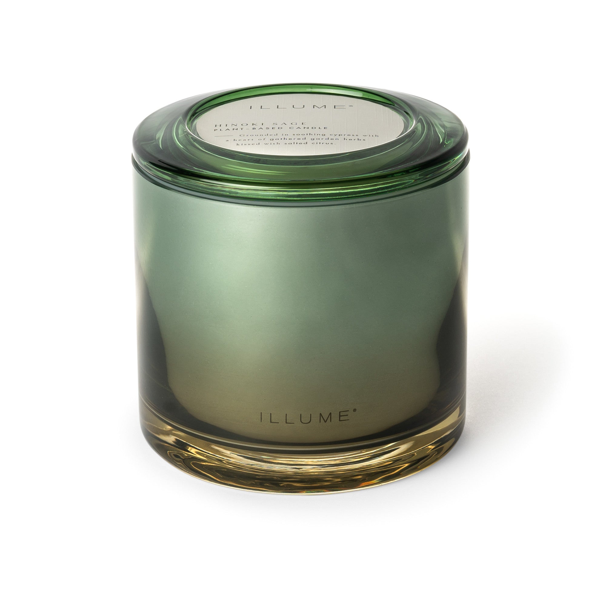Premium Hinoki Sage Scented Glass Candle - Natural Aromatherapy for Relaxation & Stress Relief - Perfect for Home Spa, Yoga, Meditation & Romantic Ambiance