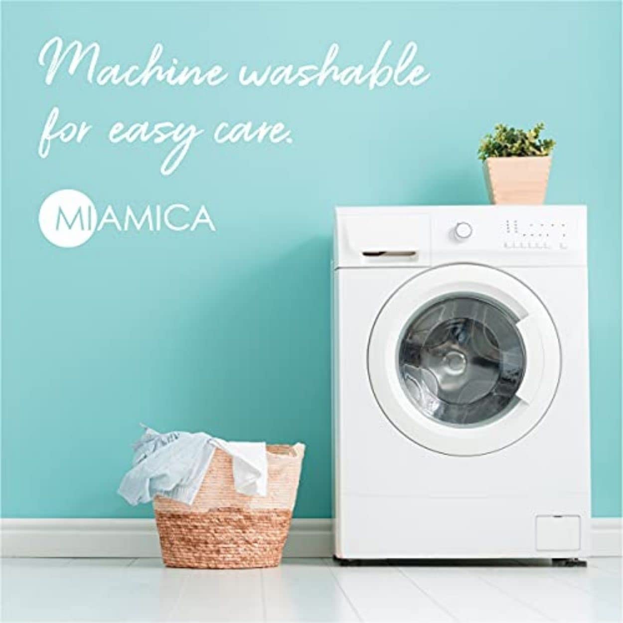 Miamica Foldable Travel Laundry Bag with Drawstring - 21