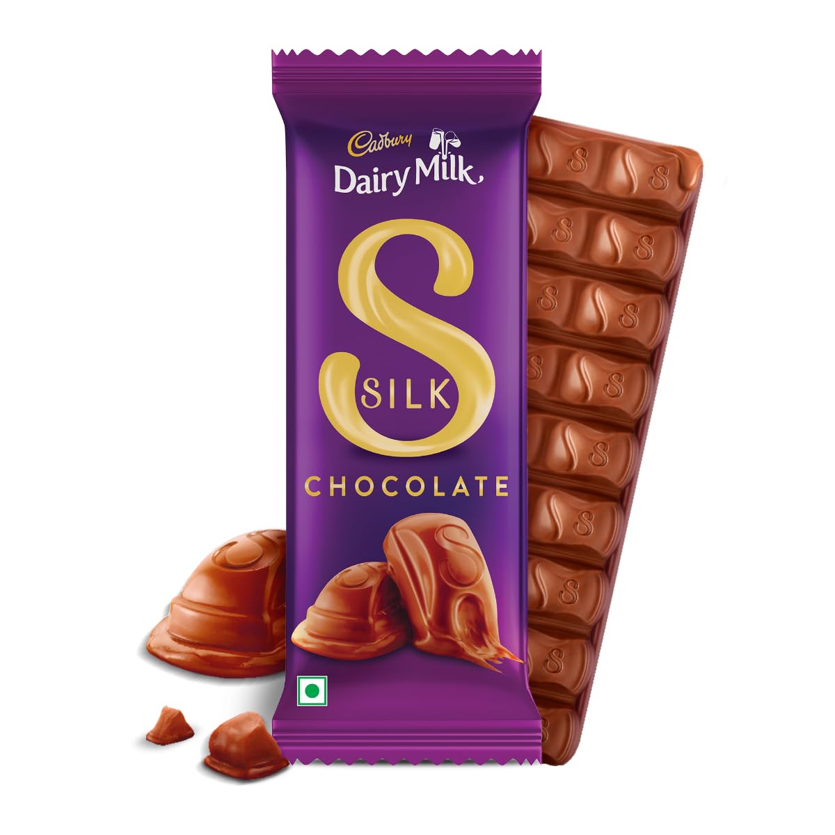 Cadbury Dairy Milk Silk Chocolate Bar 150g - Smooth & Creamy Milk Chocolate for Gifting, Snacking & Desserts
