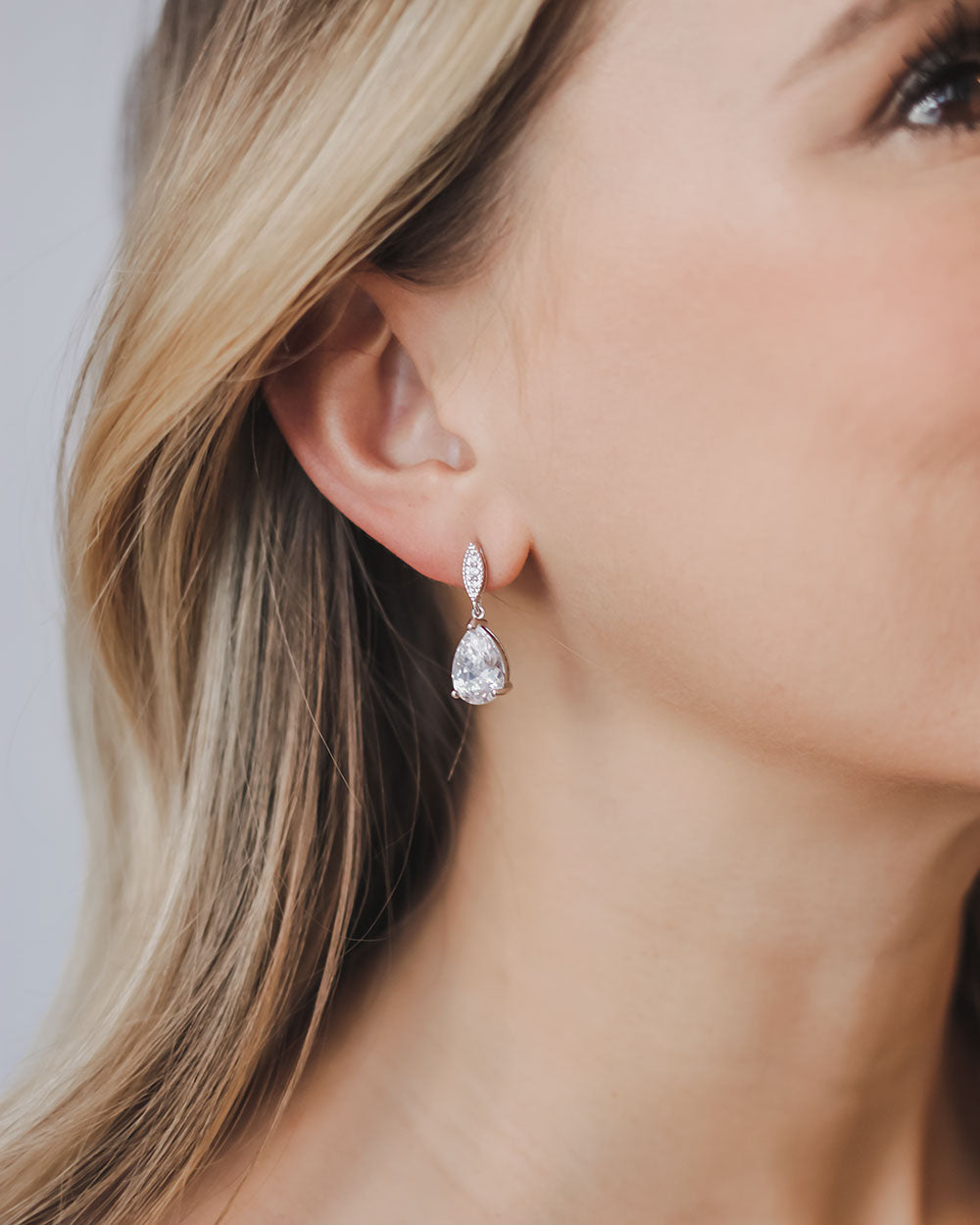 Callie CZ Stud Earrings for Women - Sparkling Cubic Zirconia Earrings for Everyday Wear & Special Occasions