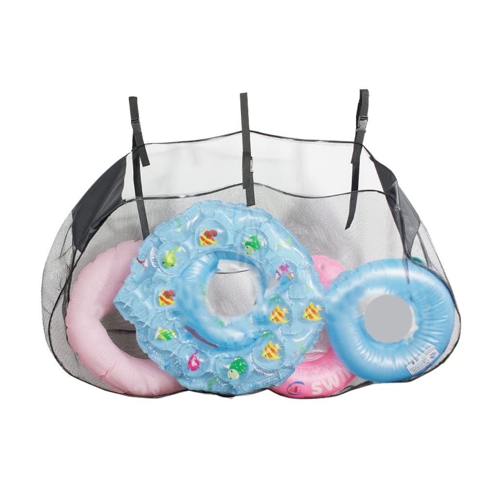 VALINK Pool Float Storage Bag - Large Hanging Net Organizer for Pool Toys, Swimming Accessories & Beach Gear - Perfect for Pool Fence, Backyard & Vacation Storage